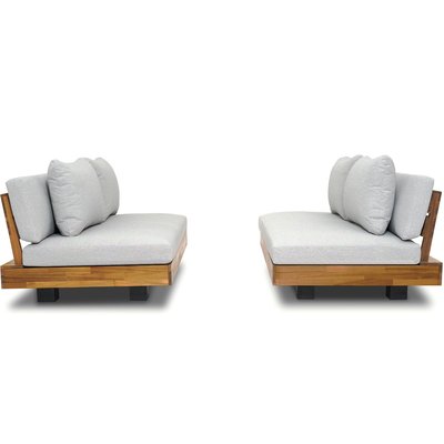 Salon de jardin 4 places en bois FSC - CAPRI HOMIFAB