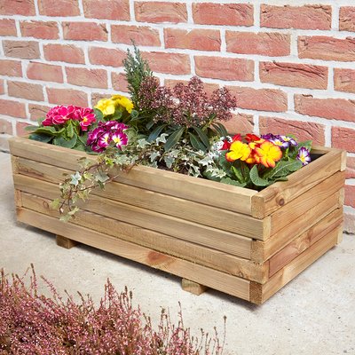 Jardinière rectangulaire Primo 80 CEMONJARDIN