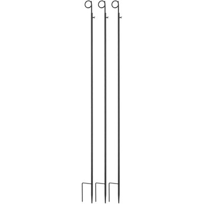 Support pour guirlande et éclairages extérieurs (Lot de 3) JARDINDECO