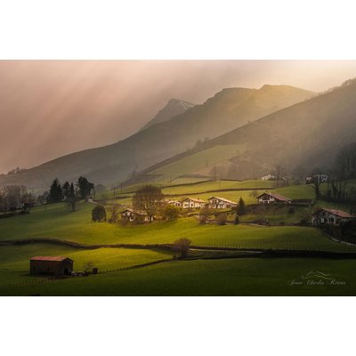 Tableau au cœur du pays basque HEXOA