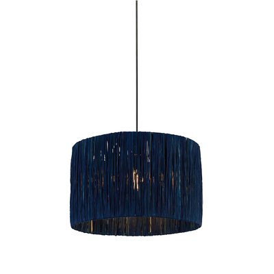 Blue Raffia Easy Fit Shade SO'HOME