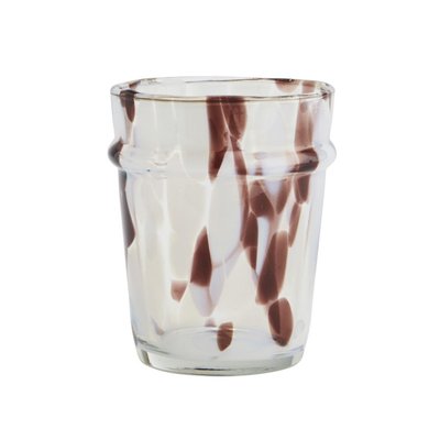 Verre à eau soufflé tacheté MADAM STOLTZ