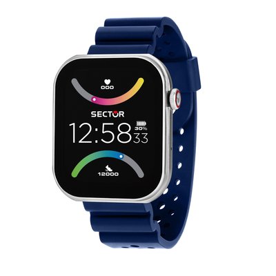 Montre digital en aluminium, silicone S03 WR 5ATM SECTOR NO LIMITS