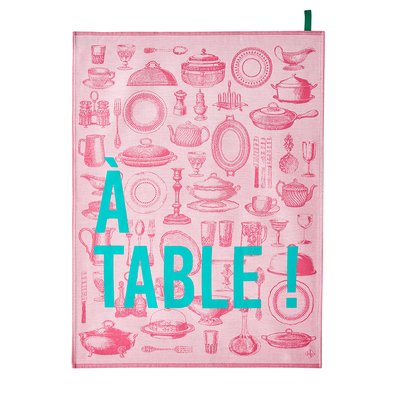 Torchon en Coton, À TABLE LE JACQUARD FRANCAIS