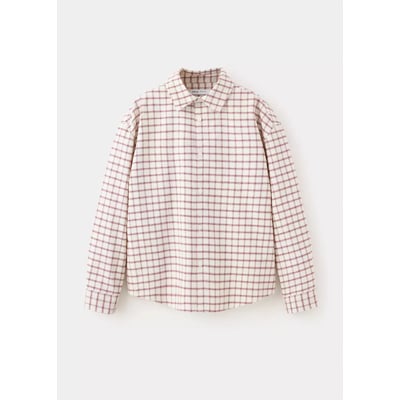 Chemise à carreaux en coton MANGO KIDS