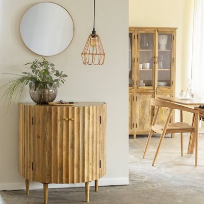 Petit buffet en bois de manguier et terrazzo  BAO MADE IN MEUBLES 