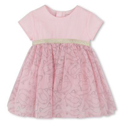 Robe de cérémonie avec imprimé KARL LAGERFELD KIDS