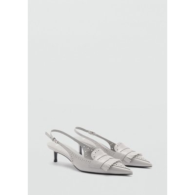 Chaussures talon franges MANGO