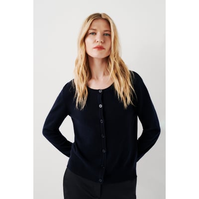 Pull droit col rond cachemire MCAROLINE CAROLL