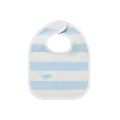 Mini bavoir coton bio TYBALT CARRE BLANC