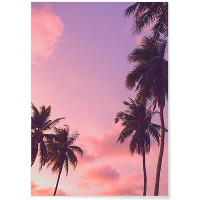 Poster Nature Ciel Rose 4 L'AFFICHERIE