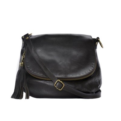 Sac bandoulière en cuir italien lisse 72 HEURES petit OH MY BAG
