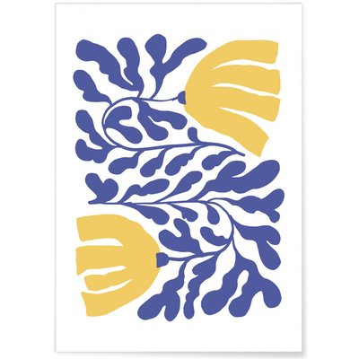Affiche Abstract Flowers 2 L'AFFICHERIE