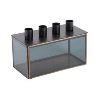 Chandelier Verre BOXED RECTANGLE PRESENT TIME