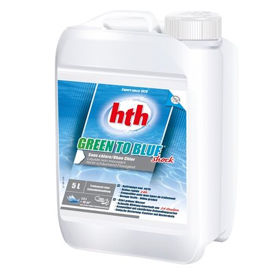 Green to blue shock sans Chlore - Rattrape eau verte ou HTH