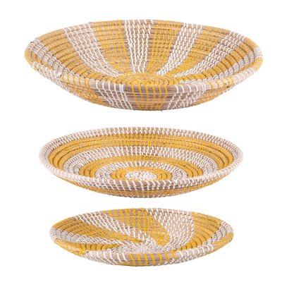 Set de 3 coupes jonc Jaune TABLE PASSION