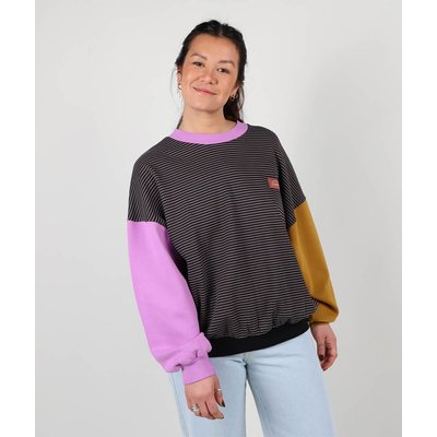 Sweatee-shirt rayé colorblock STEVE OXBOW