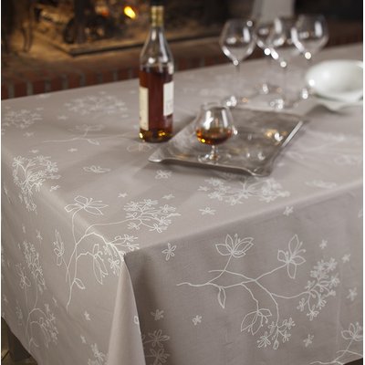 Nappe enduite carrée ou rectangle ASTRANCE FLEUR DE SOLEIL
