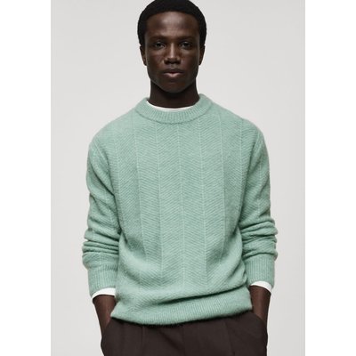 Pull-over maille structure MANGO MAN