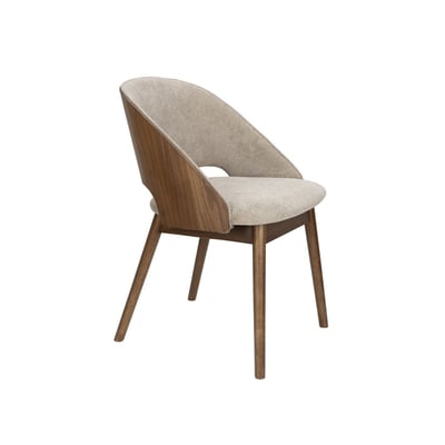 Chaise design en tissu, VELORE DUTCHBONE