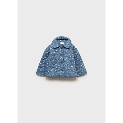 Anorak matelassé à fleurs MANGO BABY