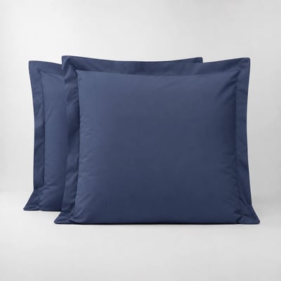 Lot de 2 taies d'oreillers percale 200 fils DESIREE LINANDELLE