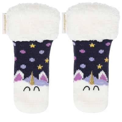 Chaussettes anti-dérapantes maille jacquard, picots antidérapants ISOTONER