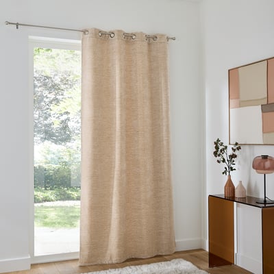 Bocha Textured Velvet Eyelet Curtain LA REDOUTE INTERIEURS