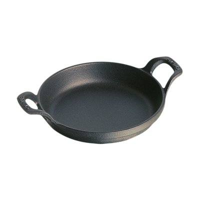 Plat Noir Rond STAUB
