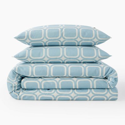 Parure de lit imprimée, 240x220cm, 100% coton bio GOTS MONOPRIX