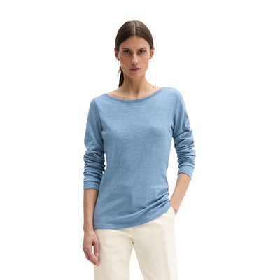 T-shirt long U-Boot DfC regular en qualité Organic Cotton MARC O'POLO