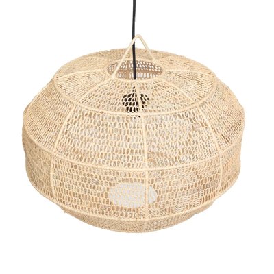 Grande suspension ronde en raphia GLOBE HYDILE