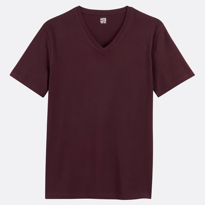 V-Neck Short Sleeve T-Shirt LA REDOUTE COLLECTIONS