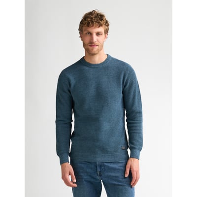 Pull en coton texturé ironstone PETROL INDUSTRIES
