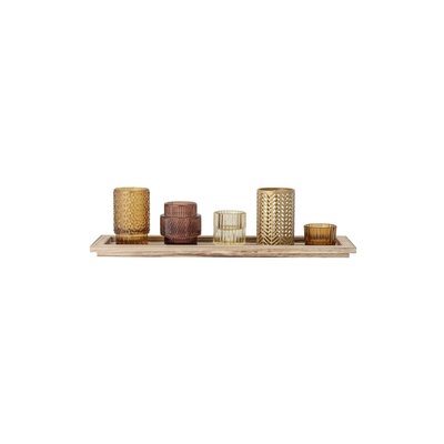Porte-bougie et bougeoir en Verre BLOOMINGVILLE
