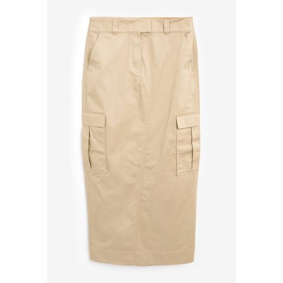Jupe mi-longue style militaire NEXT