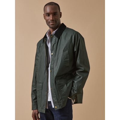 Veste En Laine à Carreaux Pour Homme - Manteau Court épais - Coupe Slim Automne-hiver