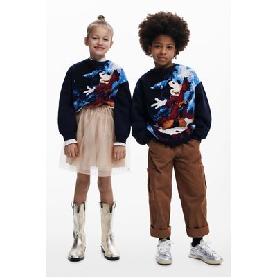 Sweat-shirt Mickey™ Fantaisie jacquard DESIGUAL