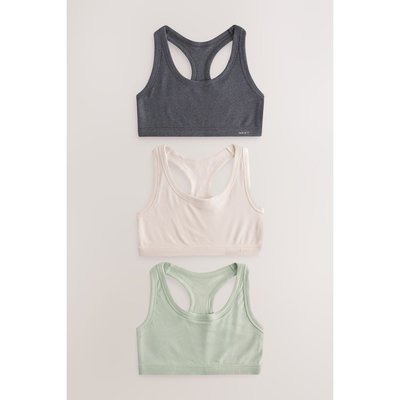 Haut court ultra confort côtelé, lot de 3 NEXT