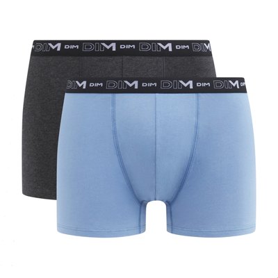 Lot de 2 Boxers Coton Stretch DIM