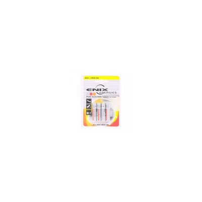 Blister 4 piles Alcaline LR03 NX AAA ENIX ENERGIE