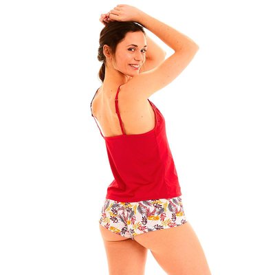 Top + short PILE OU FACE POMM'POIRE