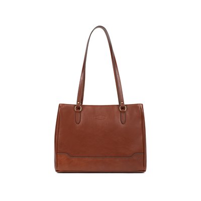 Sac porté épaule 2 anses  A4  Cuir JEANNE HEXAGONA