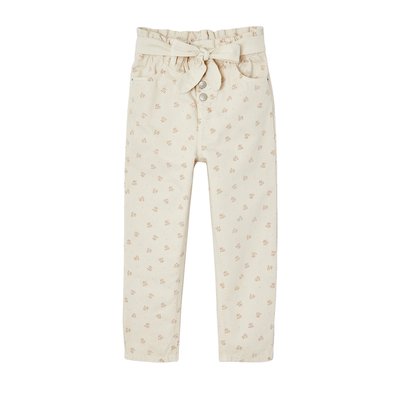 Pantalon paperbag et sa ceinture foulard VERTBAUDET