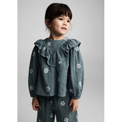 Blouse imprimée à volants MANGO BABY