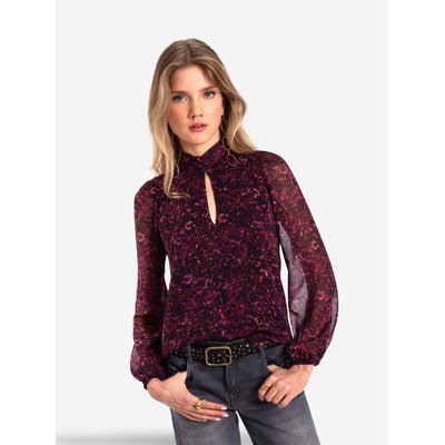 Blouse imprimée à col licou WHISPER CHARM THE-ARE