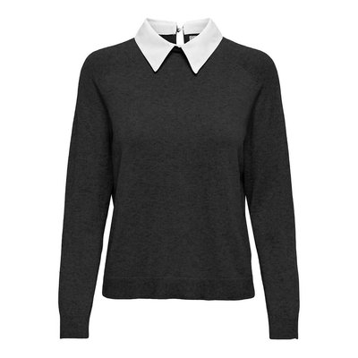 Trui in fijn tricot met polokraag ONLY
