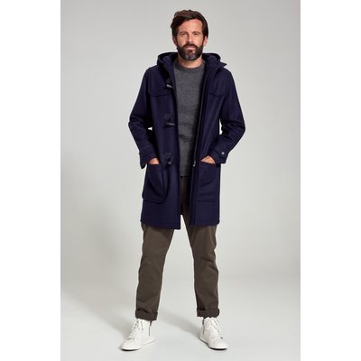 Dufflecoat à capuche en drap de laine QUIMPER ARMOR-LUX