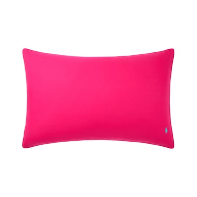Taie à volant en percale de coton, POLO PLAYER RALPH LAUREN HOME
