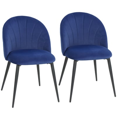Chaise de salle à manger Velours (100 % HOMCOM
